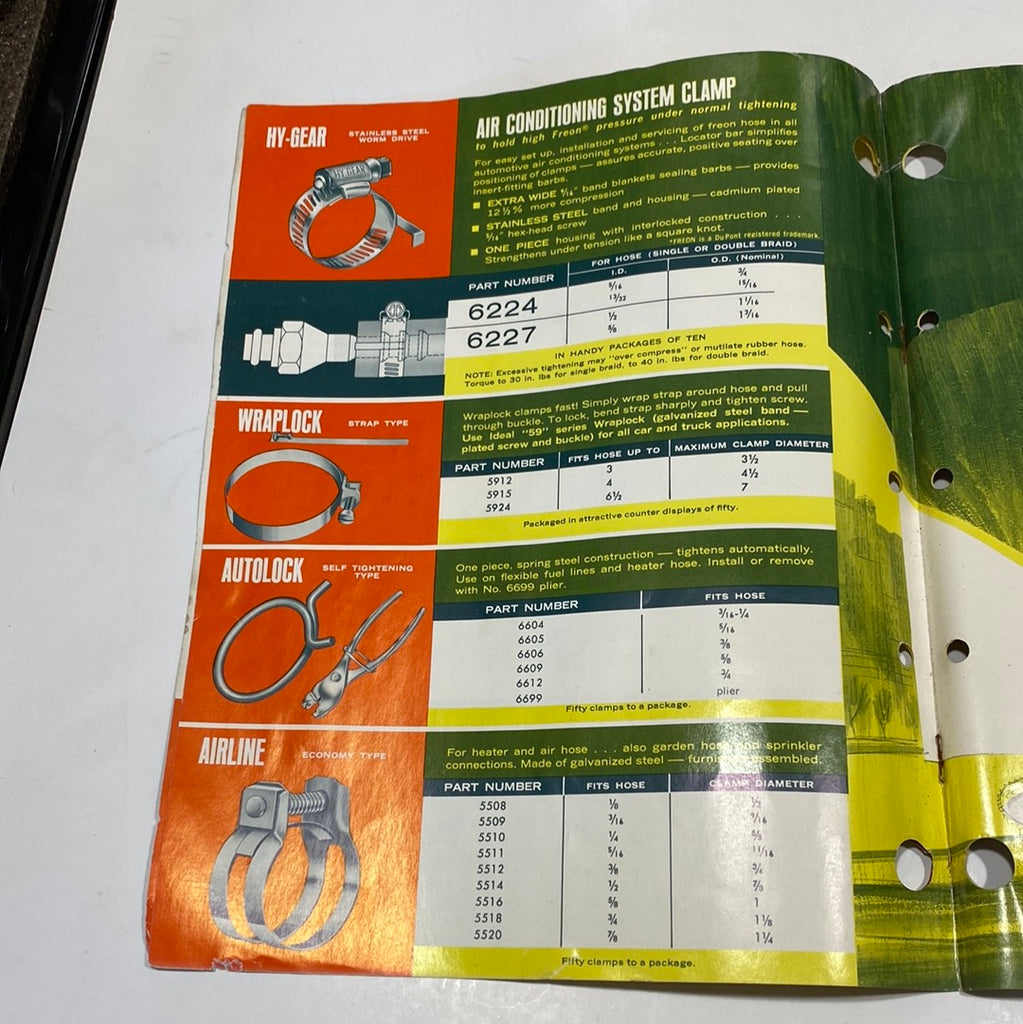 1960s Ideal Hose Clamp and Flashers catalog Andrew's Automotive