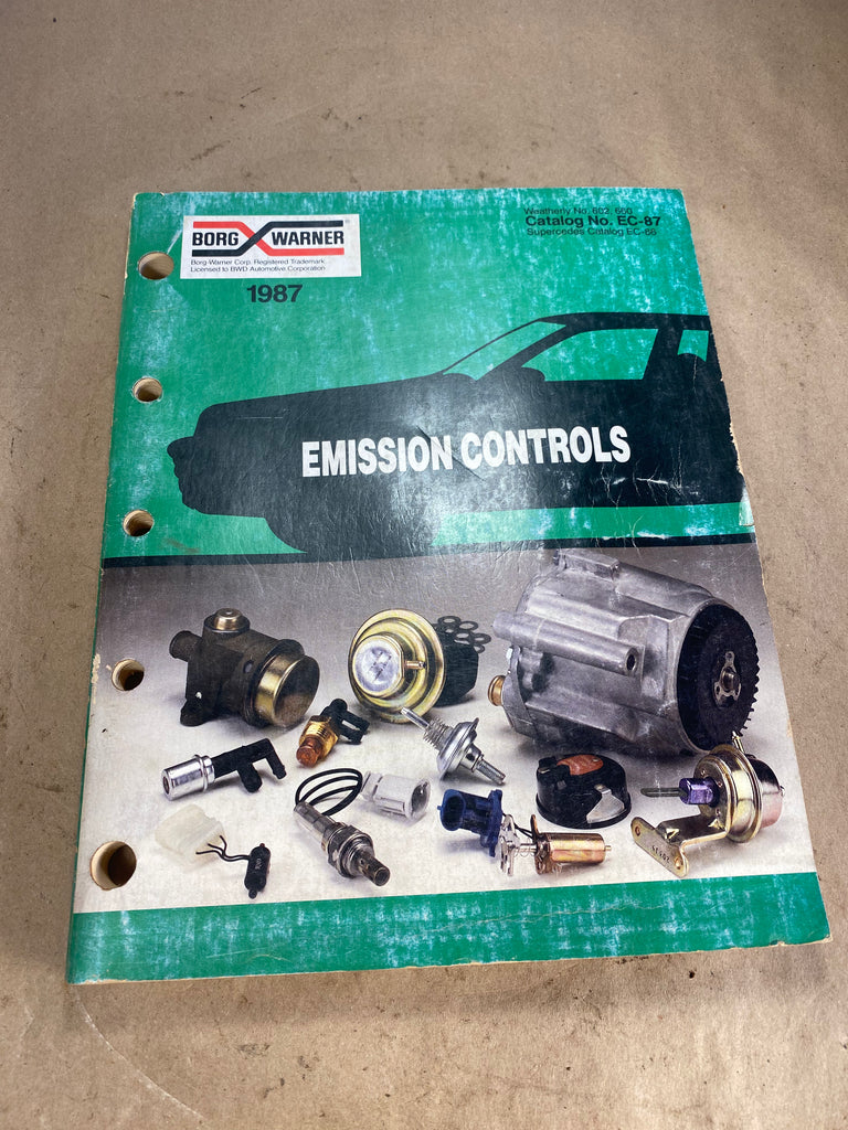 1987 Warner Emission Controls catalog Andrew's Automotive