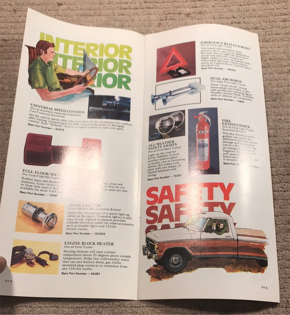 1977 Ford Trucks Accessories brochure Andrew's Automotive Archaeology
