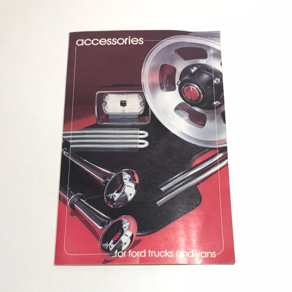 1981 Ford Accessories for Ford Trucks and Vans sales brochure