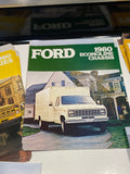 1980 Ford Trucks brochures B Series C Series Chassis Recreation Vehicles x46