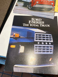 1983-1984 Ford Truck brochures C Series B F LN Series x24