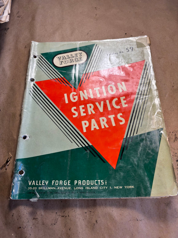 1956 Valley Forge Ignition Service Parts Catalog