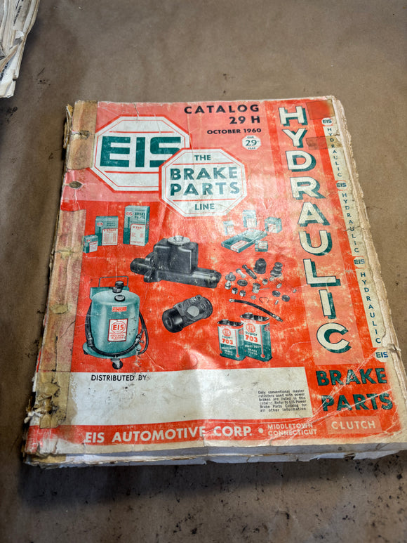 1960 EIS The Brake Parts Line Hydraulic Brake Parts catalog