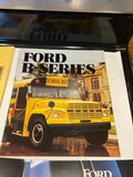 1983-1984 Ford Truck brochures C Series B F LN Series x24