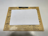 1931 Studebaker Eight Model 80 President 130” AEA Tune Up System card