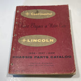 1956-1958 Lincoln and Continental Chassis Parts Catalog