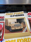 1981 Ford Trucks brochures Econoline F Series L Line B C-Series x57