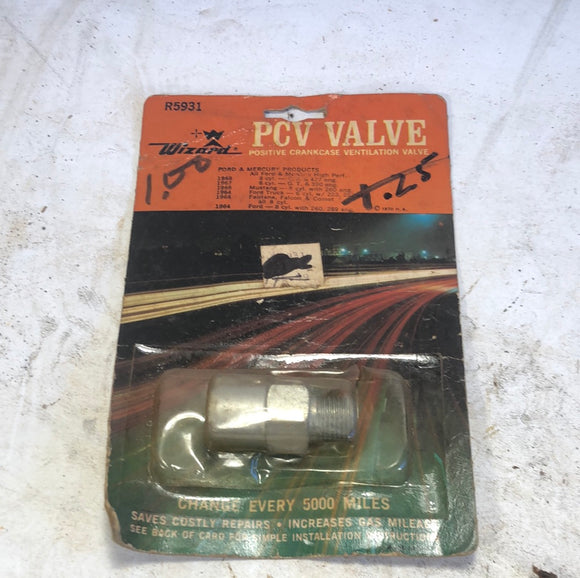 1964-1968 Ford Mustang 427 390 V8 PCV valve NORS