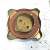1930s Ford style brass radiator cap NORS