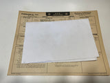 1952 Studebaker Six Model 12G Champion AEA Tune Up System card