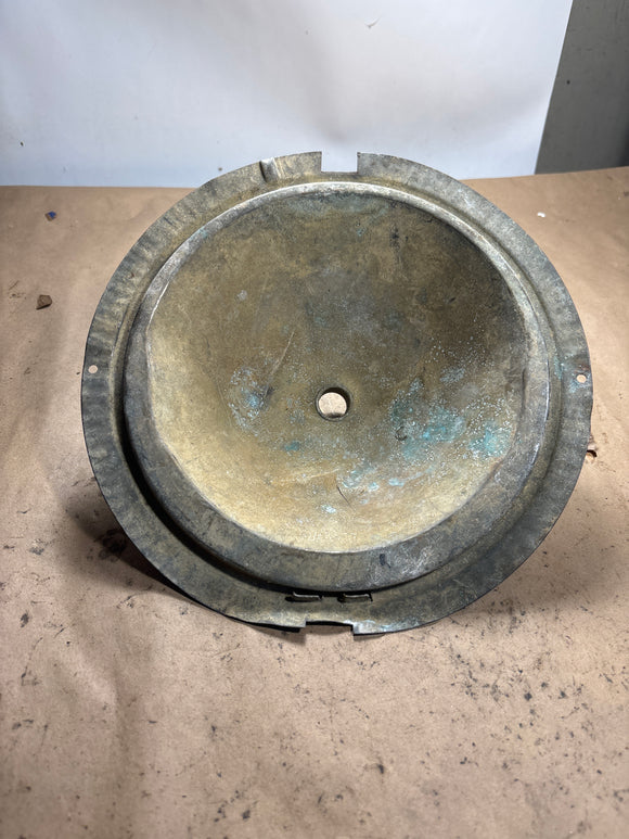 1920s 1930s vintage brass antique car headlight 8” reflector
