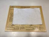 1933 late DeSoto Six Model SD Red Head AEA Tune Up System card