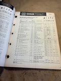 1971 NAPA Echlin Carburetor Tune Up Kits and Parts catalog