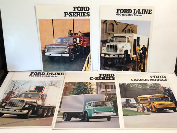 1979 Ford big truck sales brochures L-Line C-Series F-Series Chassis lot of 5