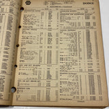 1966 NAPA Automotive Parts Catalog Quick Reference