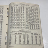 1952 Clevite Engine Bearing & Crankshaft Size Chart