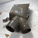 1950-1951 passenger car heater defroster duct