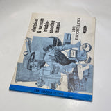 1981 Ford Escort Lynx Electrical & Vacuum Troubleshooting Manual