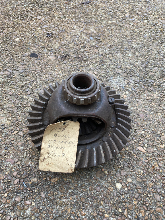 1939 Buick 40 series differential and ring gear 40-9 no pinion