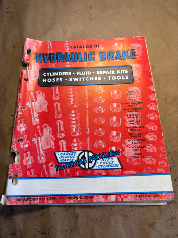 1952 Brake Parts Line Hydraulic Brake Parts catalog
