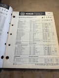 1971 NAPA Echlin Carburetor Tune Up Kits and Parts catalog