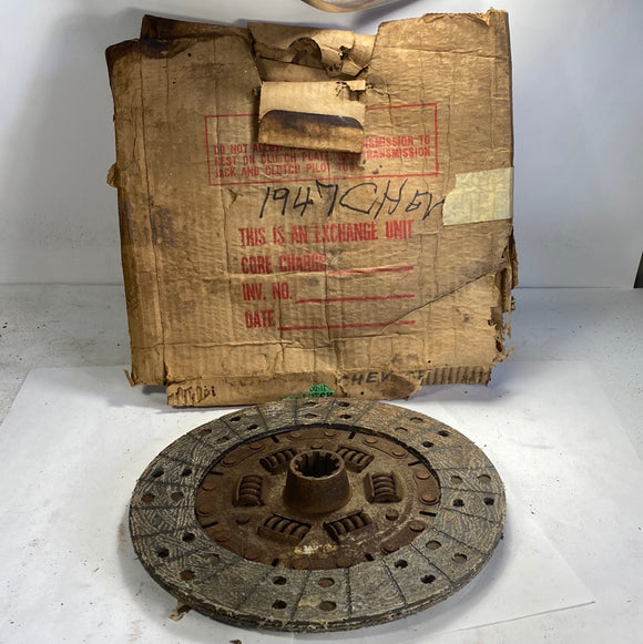 1947 Chevrolet clutch disk rebuilt vintage