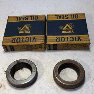 1961-1966 Ford Falcon Comet rear wheel seal pair Victor 47364