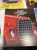 1983-1984 Ford Truck brochures C Series B F LN Series x24