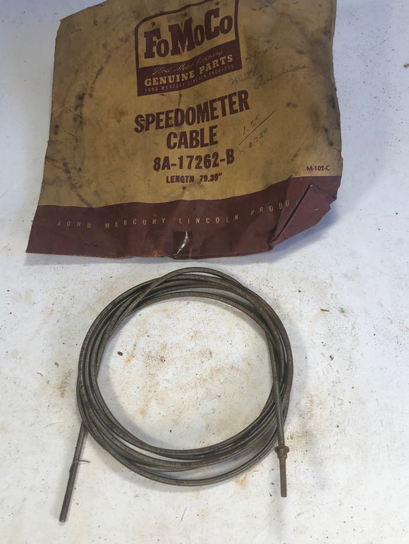 1949-1952 Ford passenger car speedometer cable 8A-17262 NOS