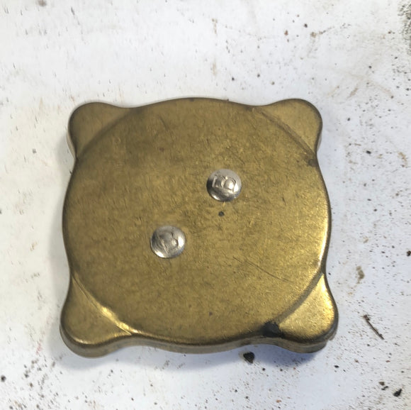 1930s Ford style brass radiator cap NORS
