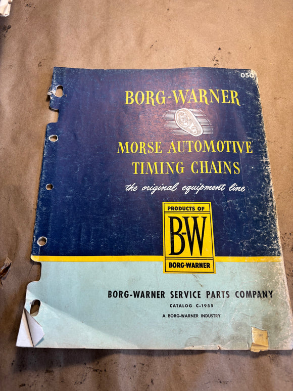 1955 Borg Warner Morse Automotive Timing Chains catalog