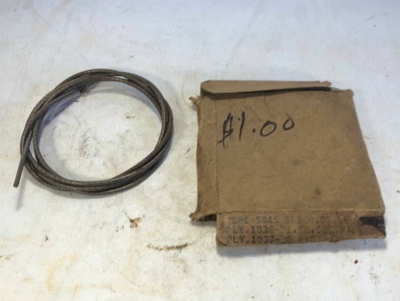 1936-1938 Plymouth passenger speedometer cable NORS