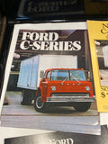 1983-1984 Ford Truck brochures C Series B F LN Series x24