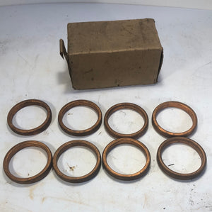 Vintage Chevrolet exhaust pipe flange gasket x8 377125 NORS