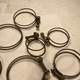 Vintage double wire hose clamp lot x15 piece