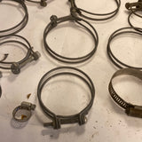 Vintage double wire hose clamp lot x15 piece