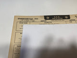 1952 Studebaker Eight Model 3H Commander Land Cruiser AEA Tune Up System card