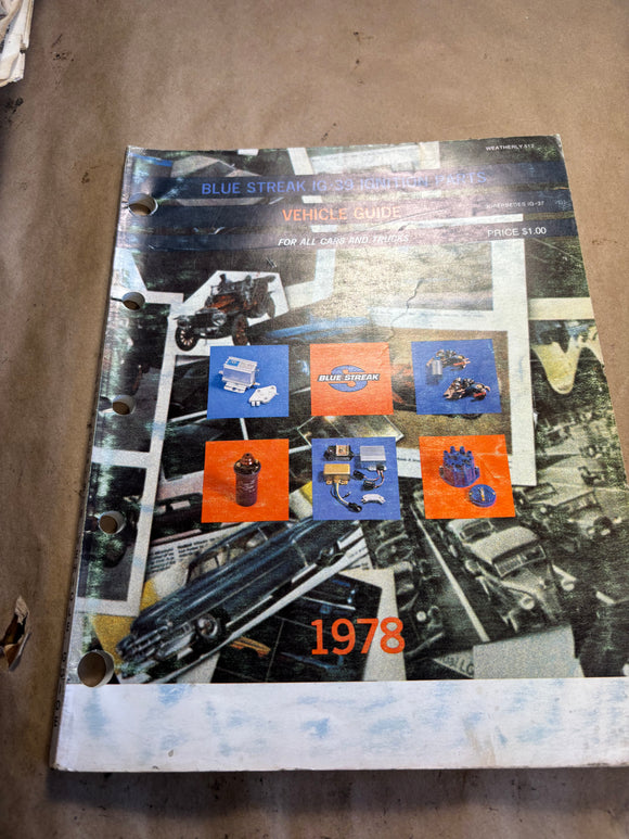 1978 Blue Streak Ignition Parts Vehicle Guide
