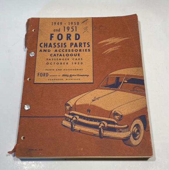 1949-1951 Ford Chassis Parts and Accessories Catalog