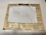 1933 Packard Eight Series 1103 1104 1105 Super Eight AEA Tune-Up System card