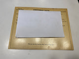 1932 Studebaker Eight Model 91 President AEA Tune Up System card