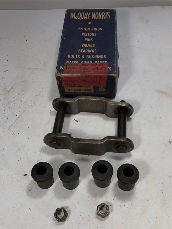 1947-1953 Studebaker car and 1/2 ton truck spring shackle kit NORS