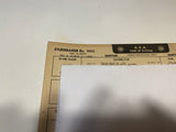 1952 Studebaker Six Model 12G Champion AEA Tune Up System card