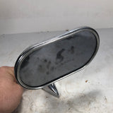 Vintage 1950s 1960s chrome oval rear view mirror GM Chrysler Ford