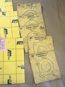 1930-1964 McCord water inlet gasket lot 30+