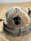 1930s Chevrolet brass antique car headlight 7” reflector and bucket
