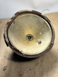 1930s Chevrolet brass antique car headlight 7” reflector and bucket