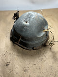 1930s Chevrolet brass antique car headlight 7” reflector and bucket