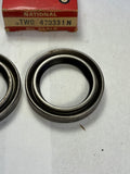 1965-2001 AMC JEEP rear outer wheel seal National 470311N pair